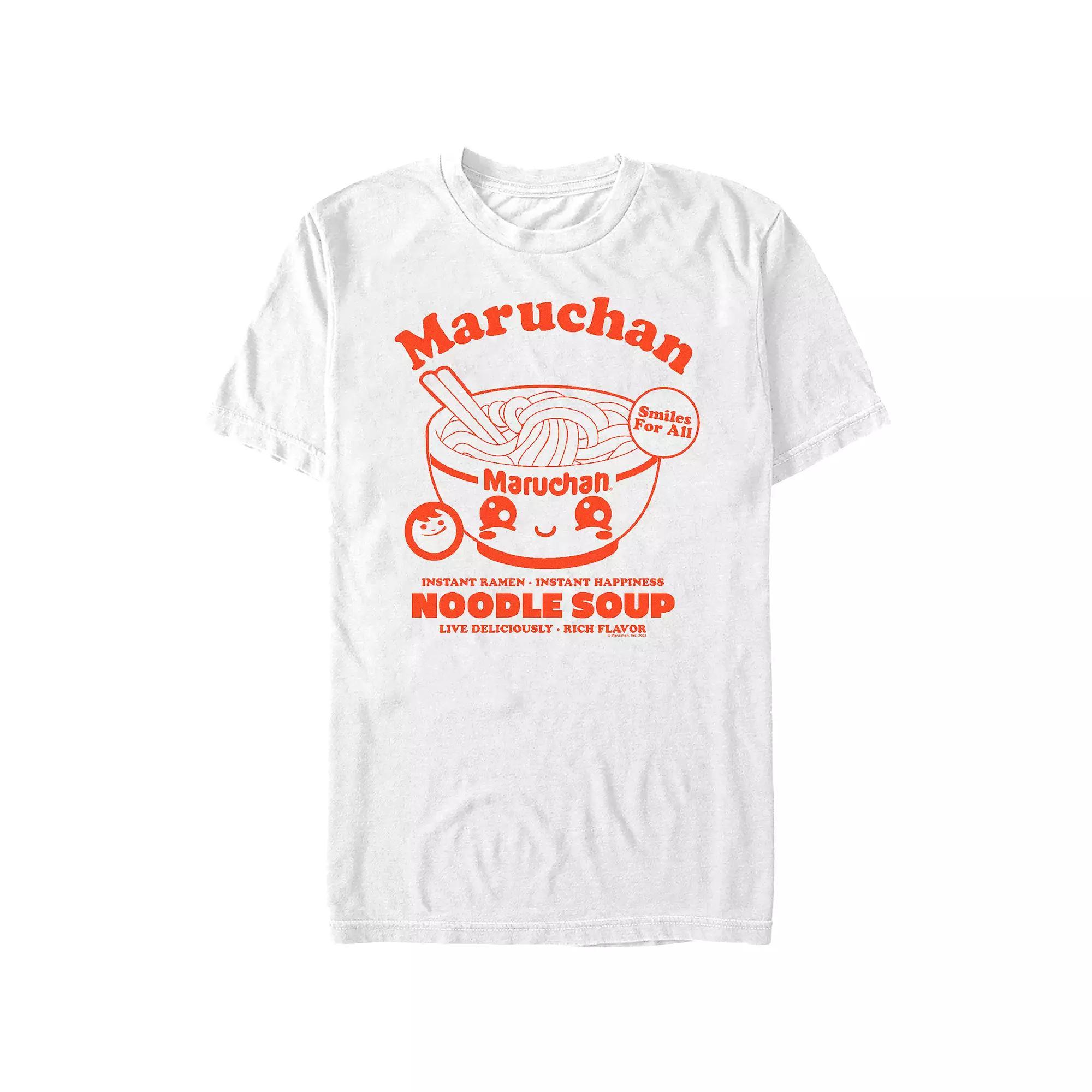 Men's Maruchan Noodle Soup Graphic Tee, Size: XS, White Product Image