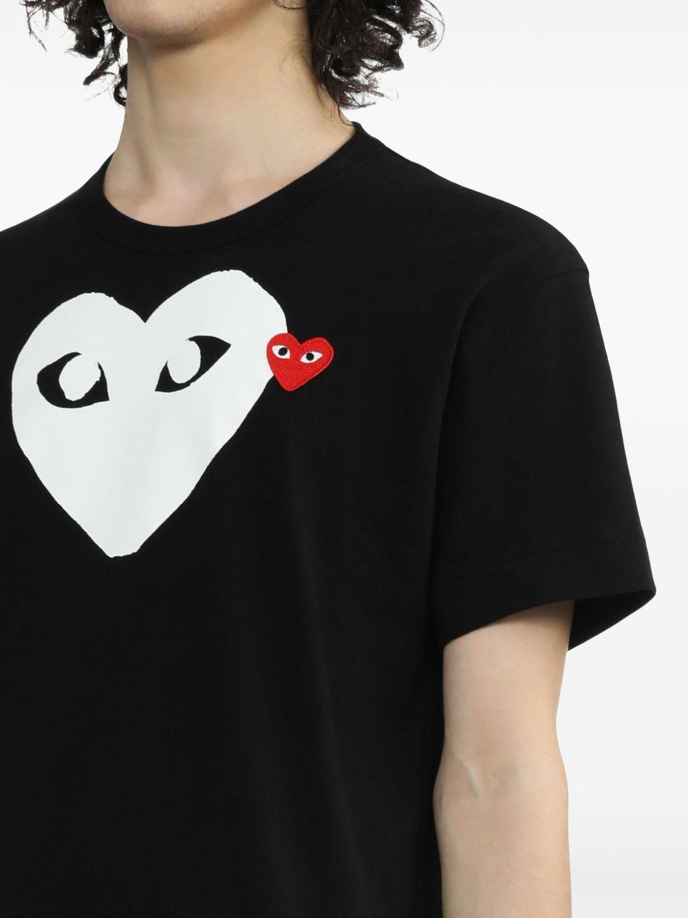 Heart Logo cotton T-shirt Product Image