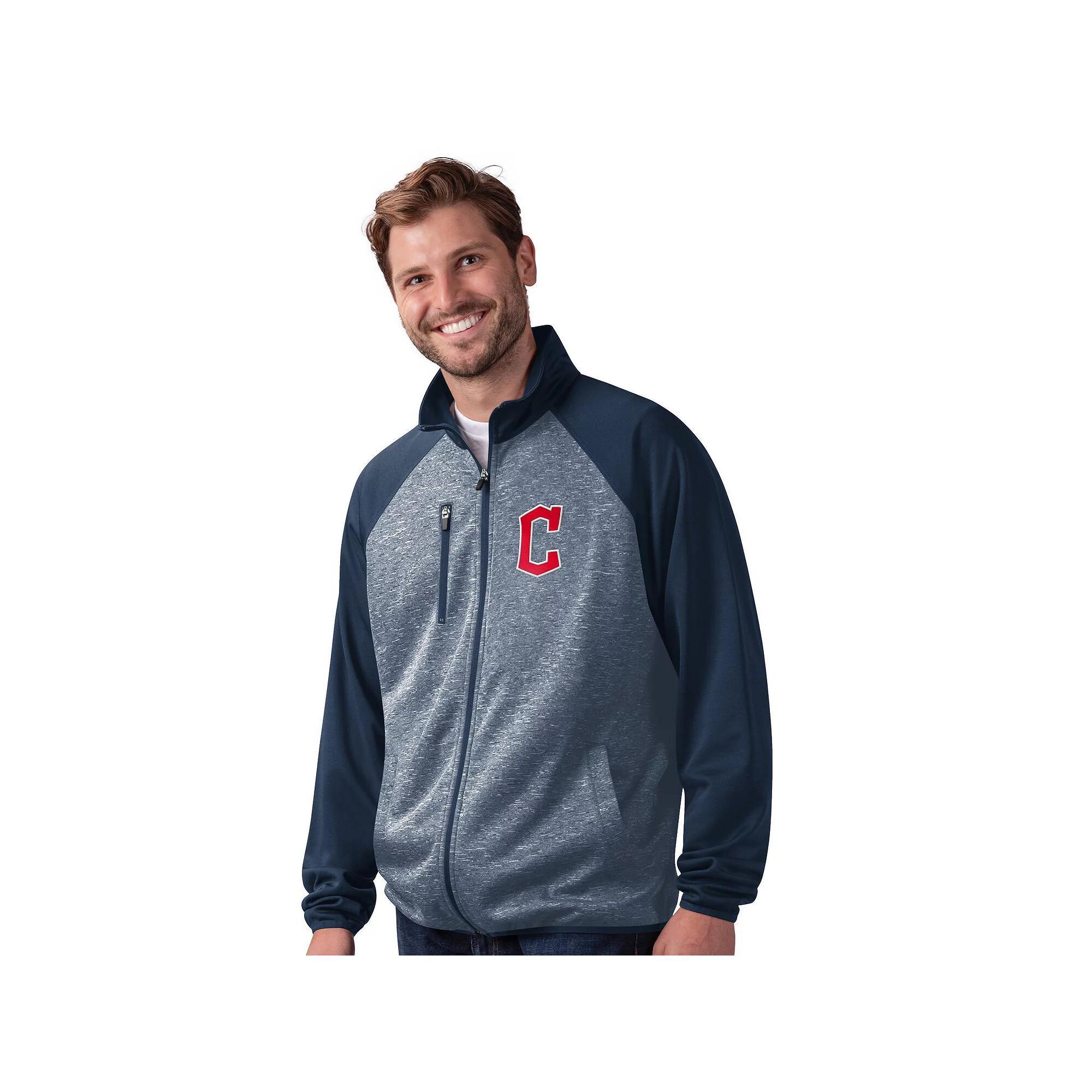 Men's G-III Sports by Carl Banks Royal Kansas City Royals Runners Raglan Full-Zip Track Jacket,  Product Image