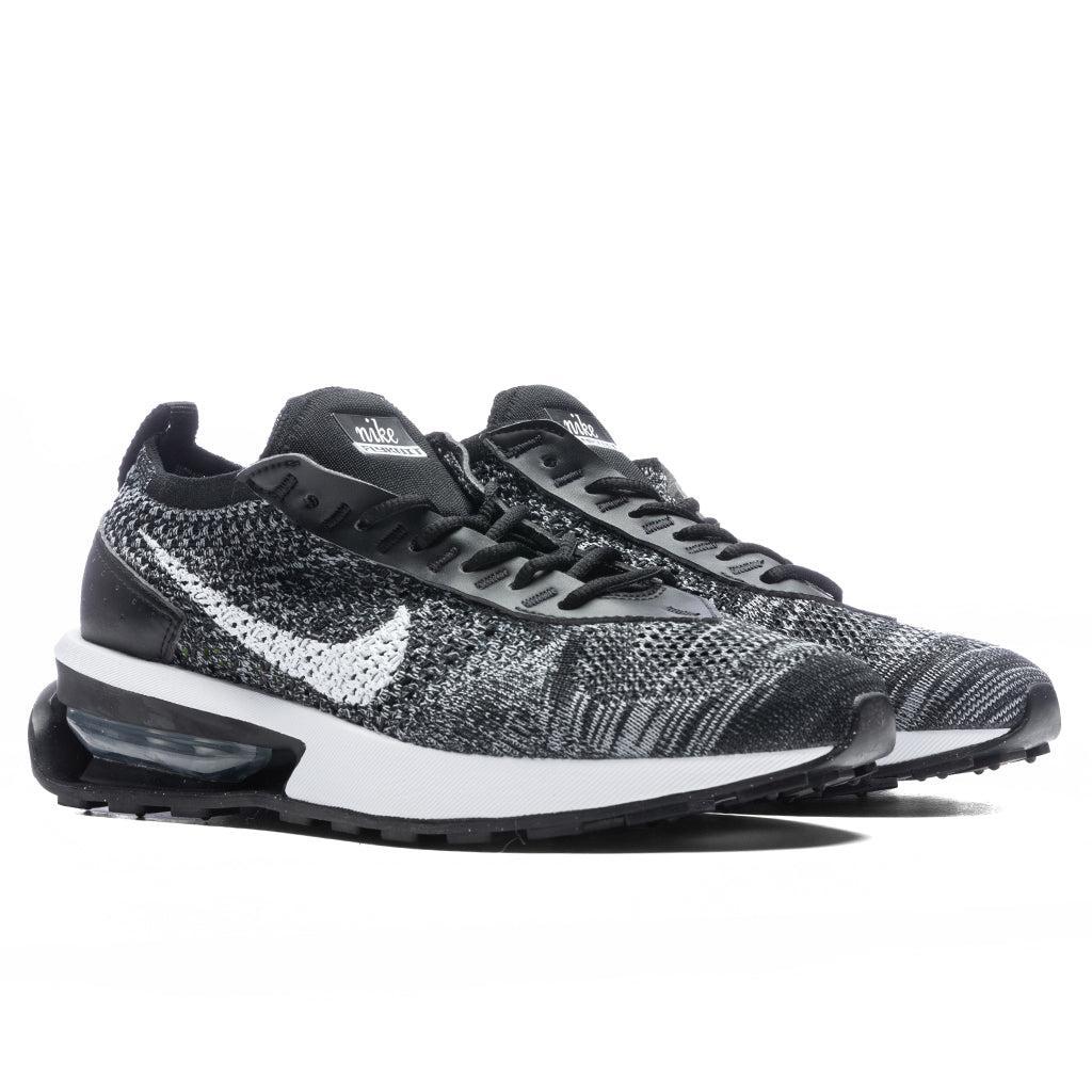 Women's Air Max Flyknit Racer - Black/White Female Product Image