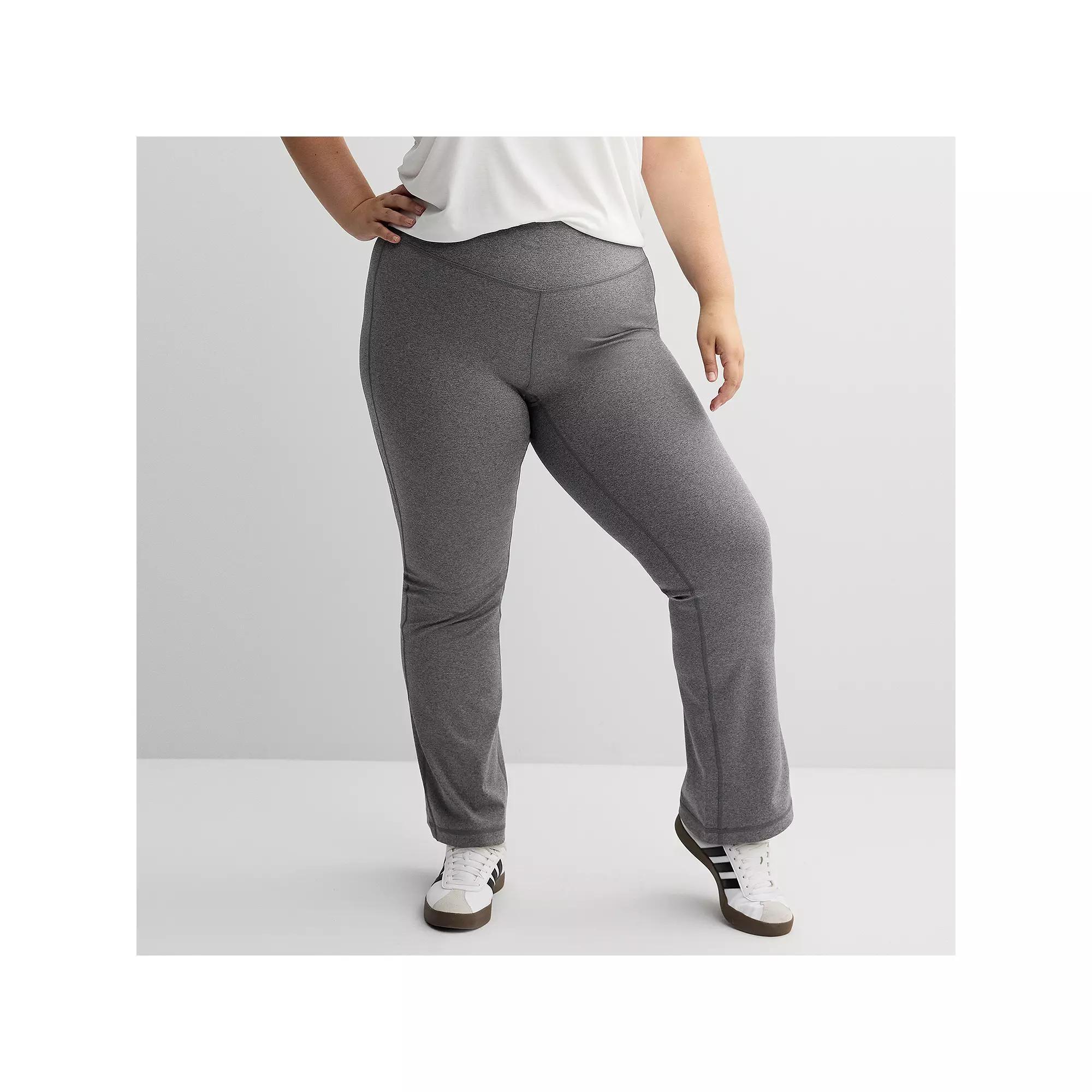 Plus Size Tek Gear® Ultrastretch Bootcut Pants, Women's, Size: 3XL, Grey Product Image