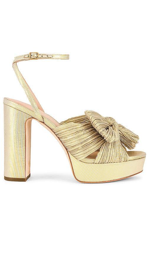 Womens Natalia Pleated Platform Sandals Product Image