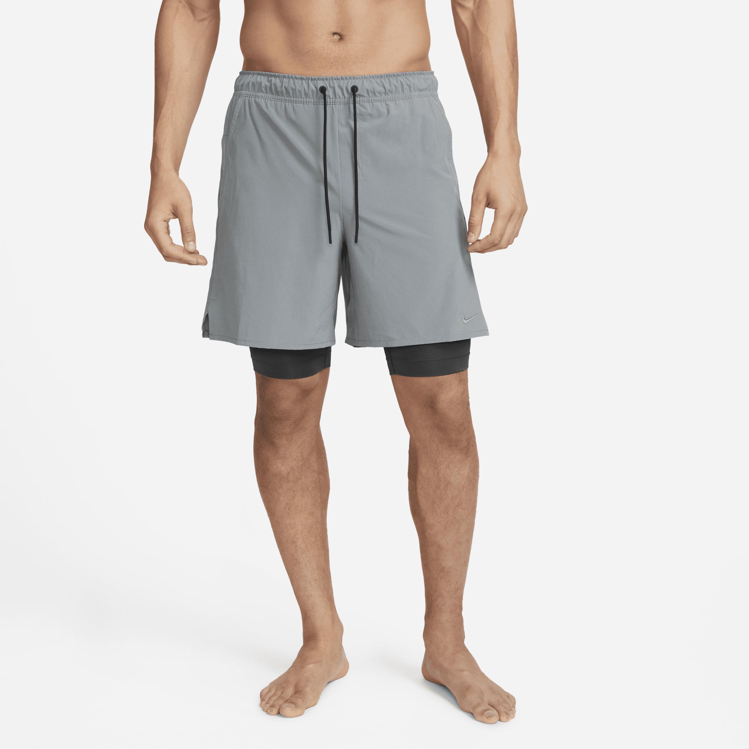 Nike Mens Unlimited Dri-FIT 7 2-in-1 Versatile Shorts | DV9334-084 Product Image