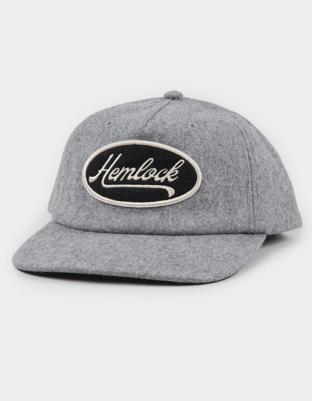 HEMLOCK HAT CO. Lynwood 5 Panel Strapback Hat Product Image