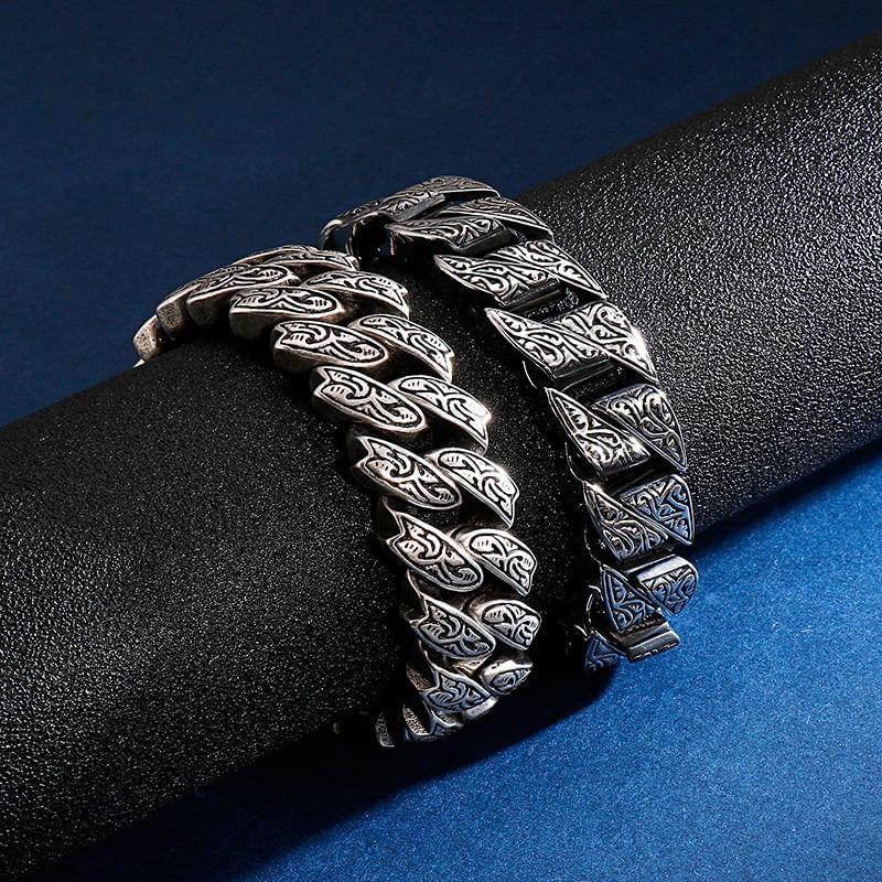 Stainless Steel Debossed Bracelet Product Image