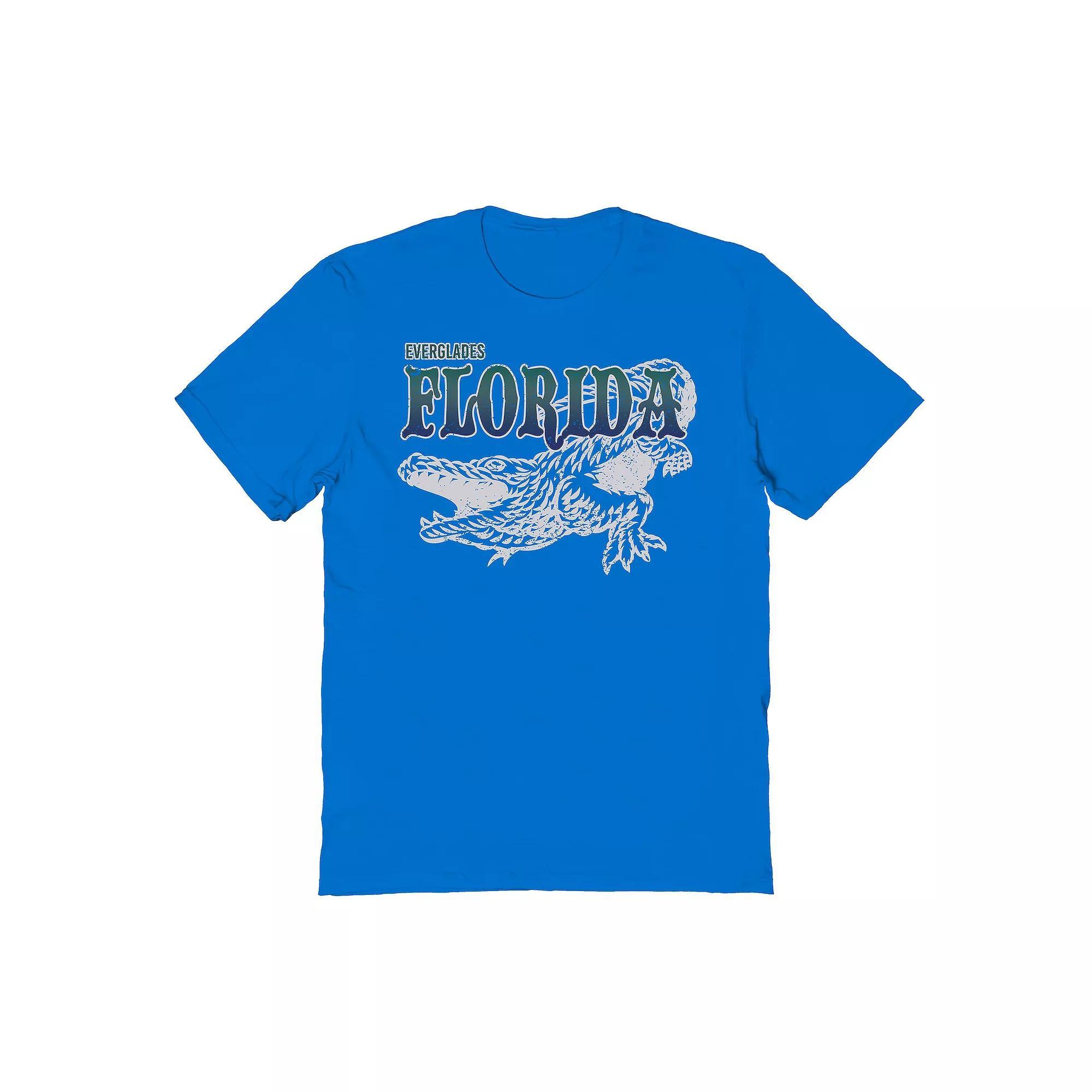 Men's Country Parks Florida Everglades Graphic Tee, Size: Small, Royal Product Image