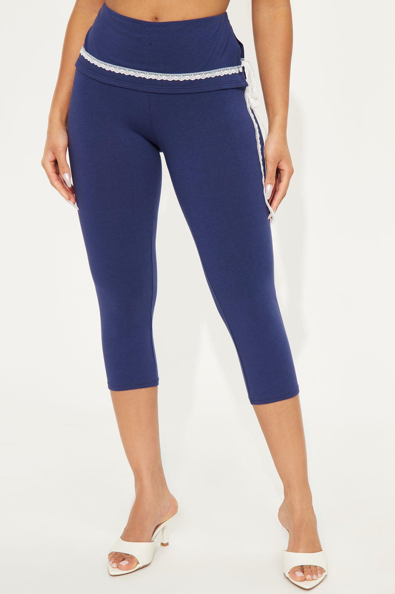 A New Direction Capri Legging - Navy Product Image