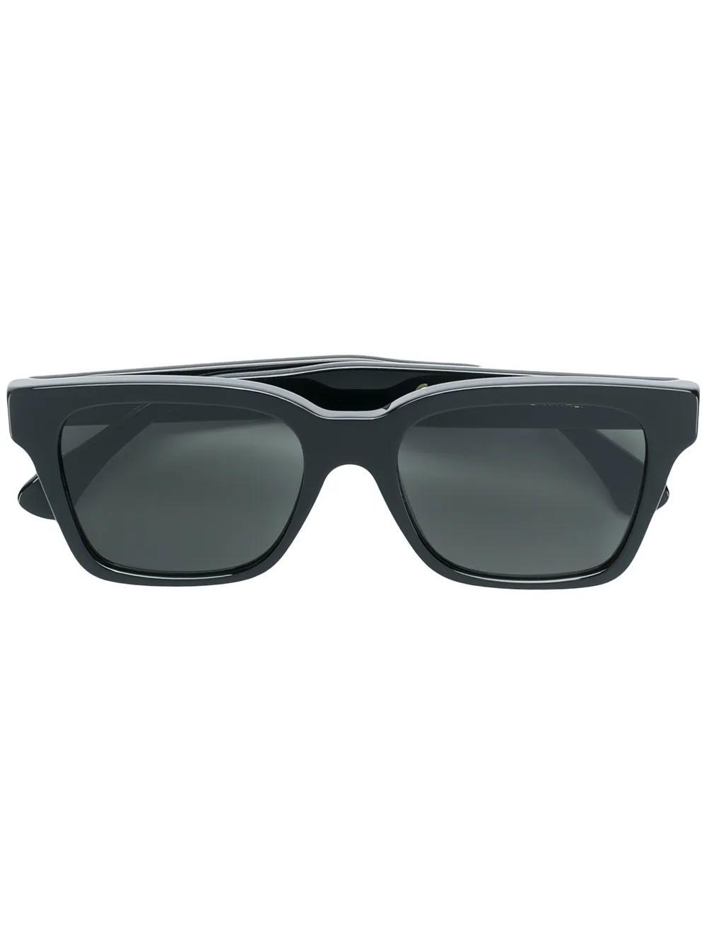 RETROSUPERFUTURE Square Frame Tinted Sunglasses In Black Product Image