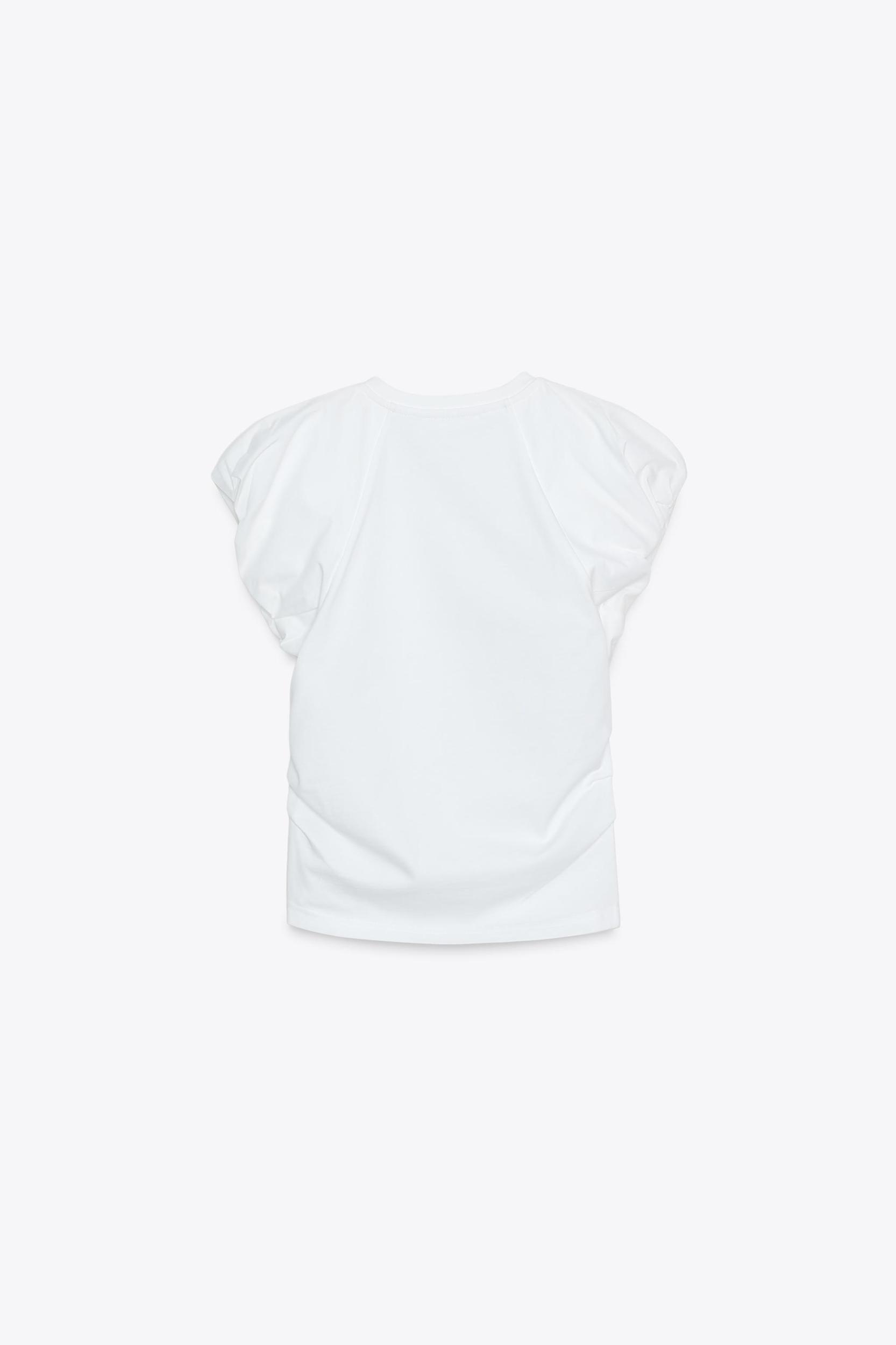 POPLIN COMBINATION T-SHIRT Product Image