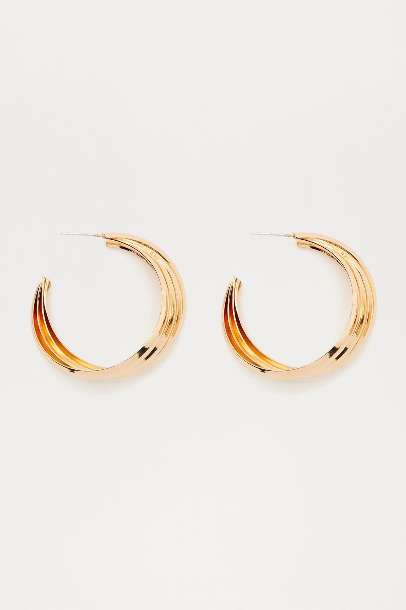 Ease My Mind Earrings - Gold Product Image