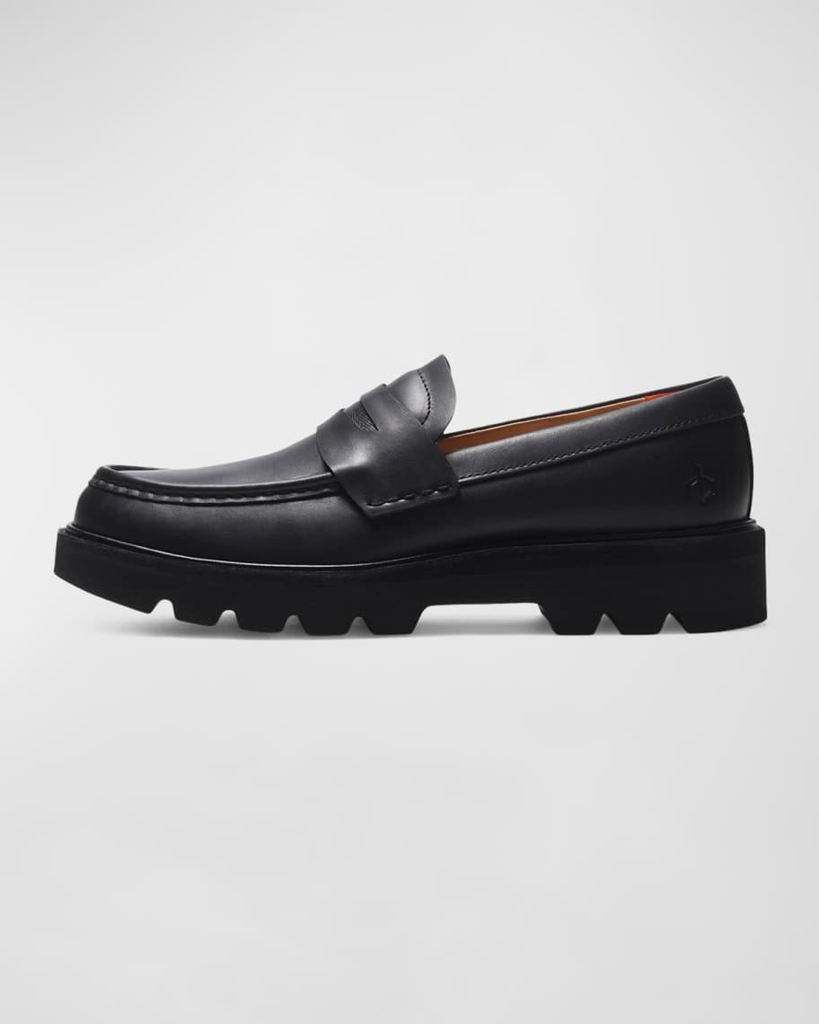 Mens RB Leather Penny Loafers Product Image