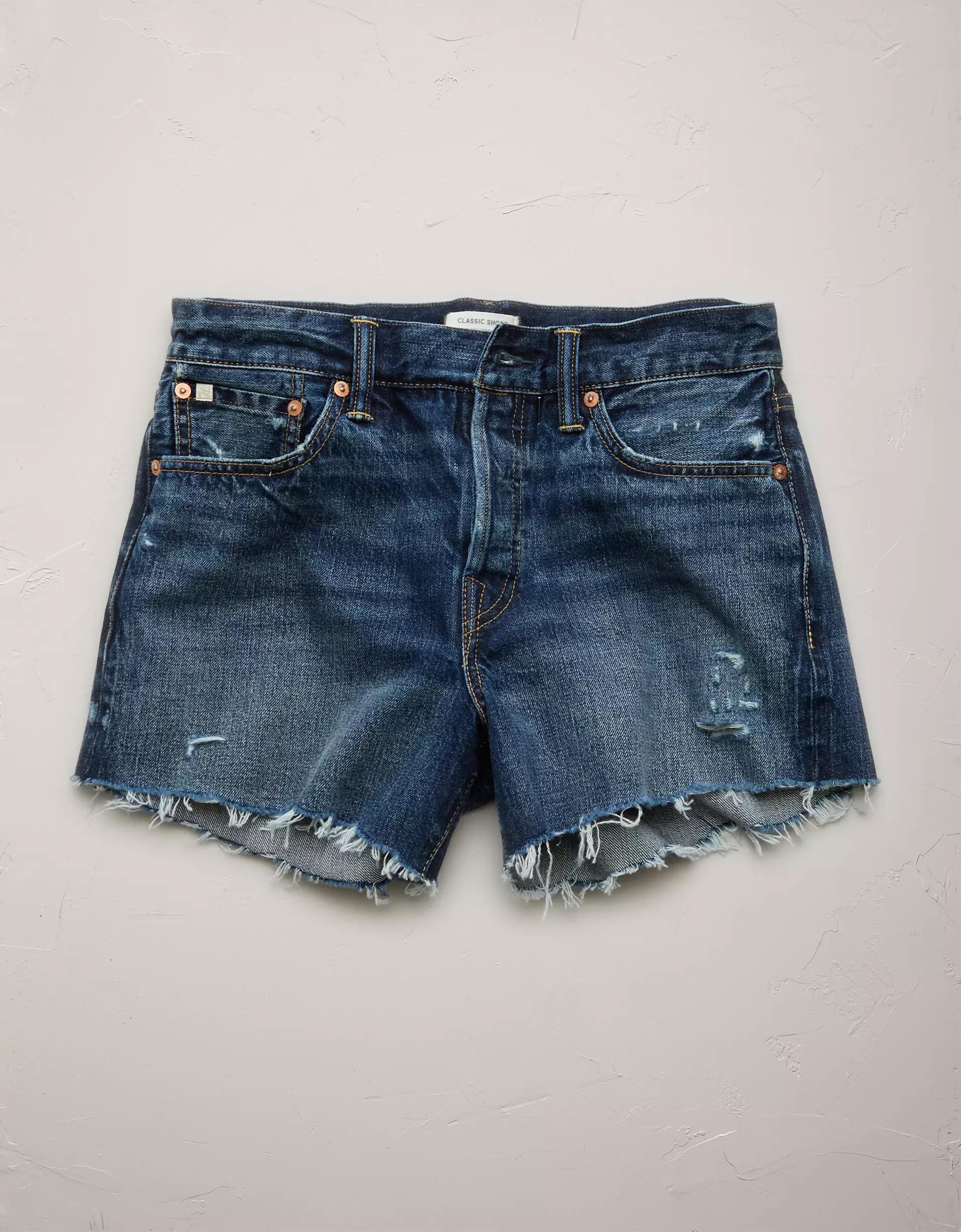 AE77 Premium Classic Denim Short Product Image