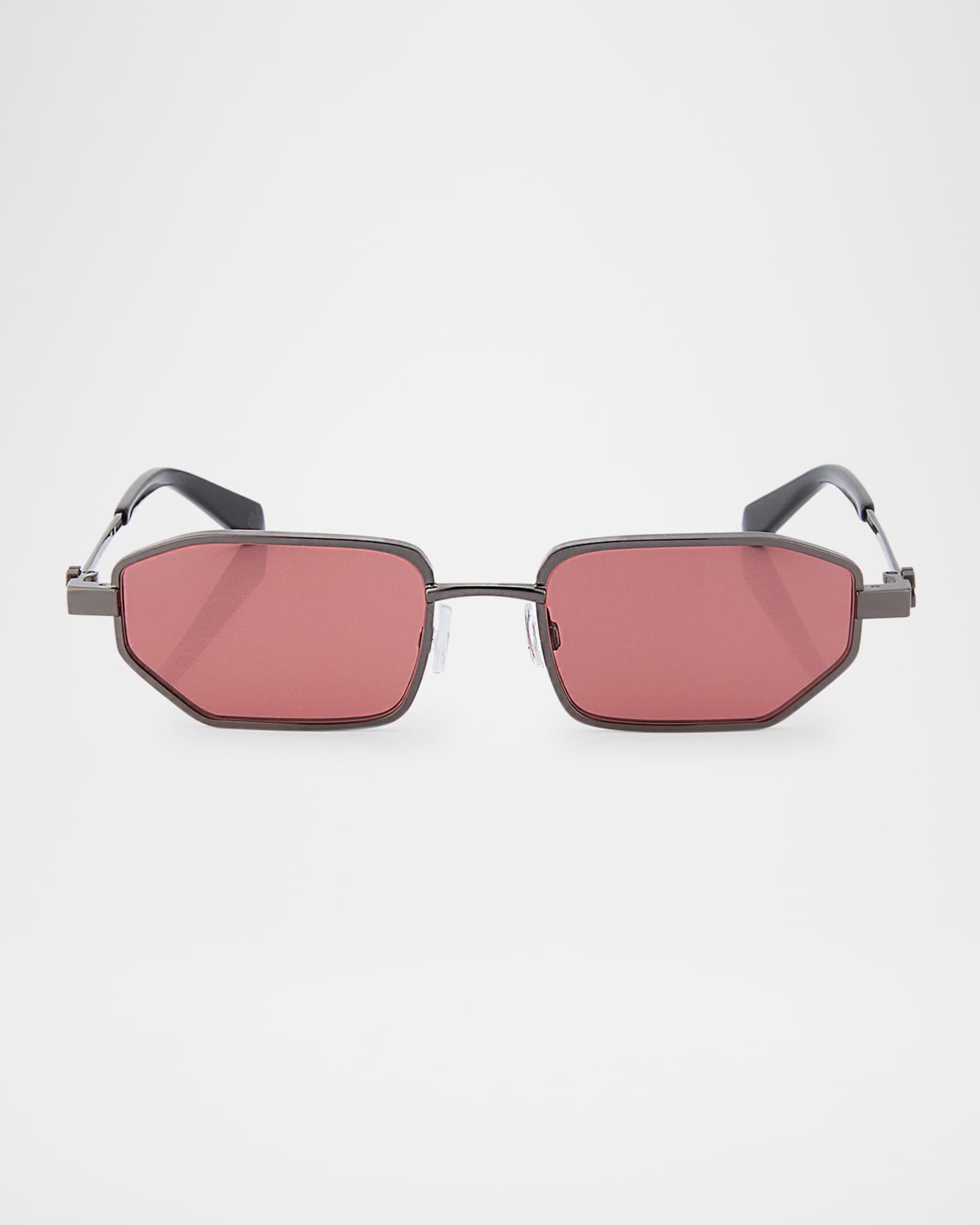 Men's Loa Metal Rectangle Sunglasses Product Image