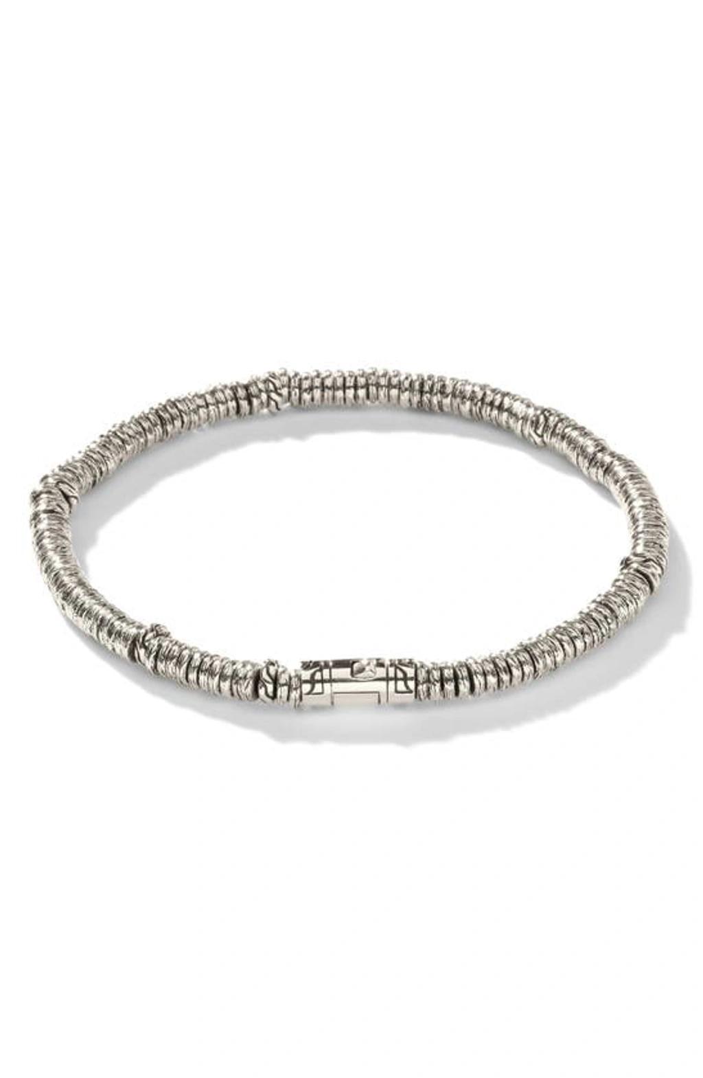 JOHN HARDY Sterling Silver Classic Chain Heishi Multi Ring Bracelet Product Image