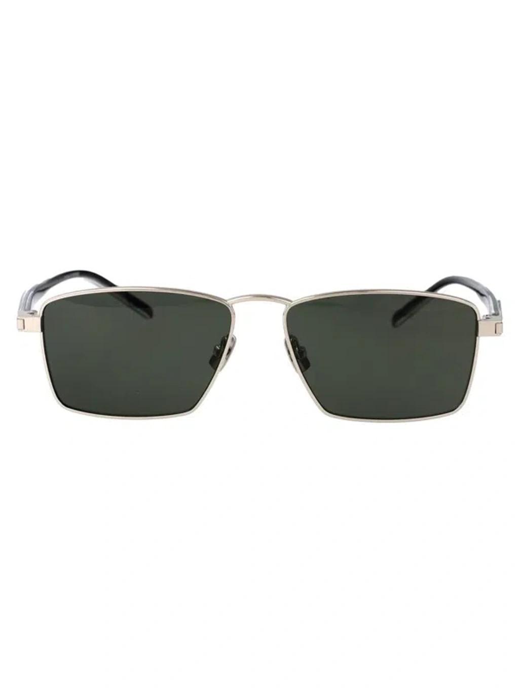 SAINT LAURENT Eyewear Sunglasses In Silver Product Image