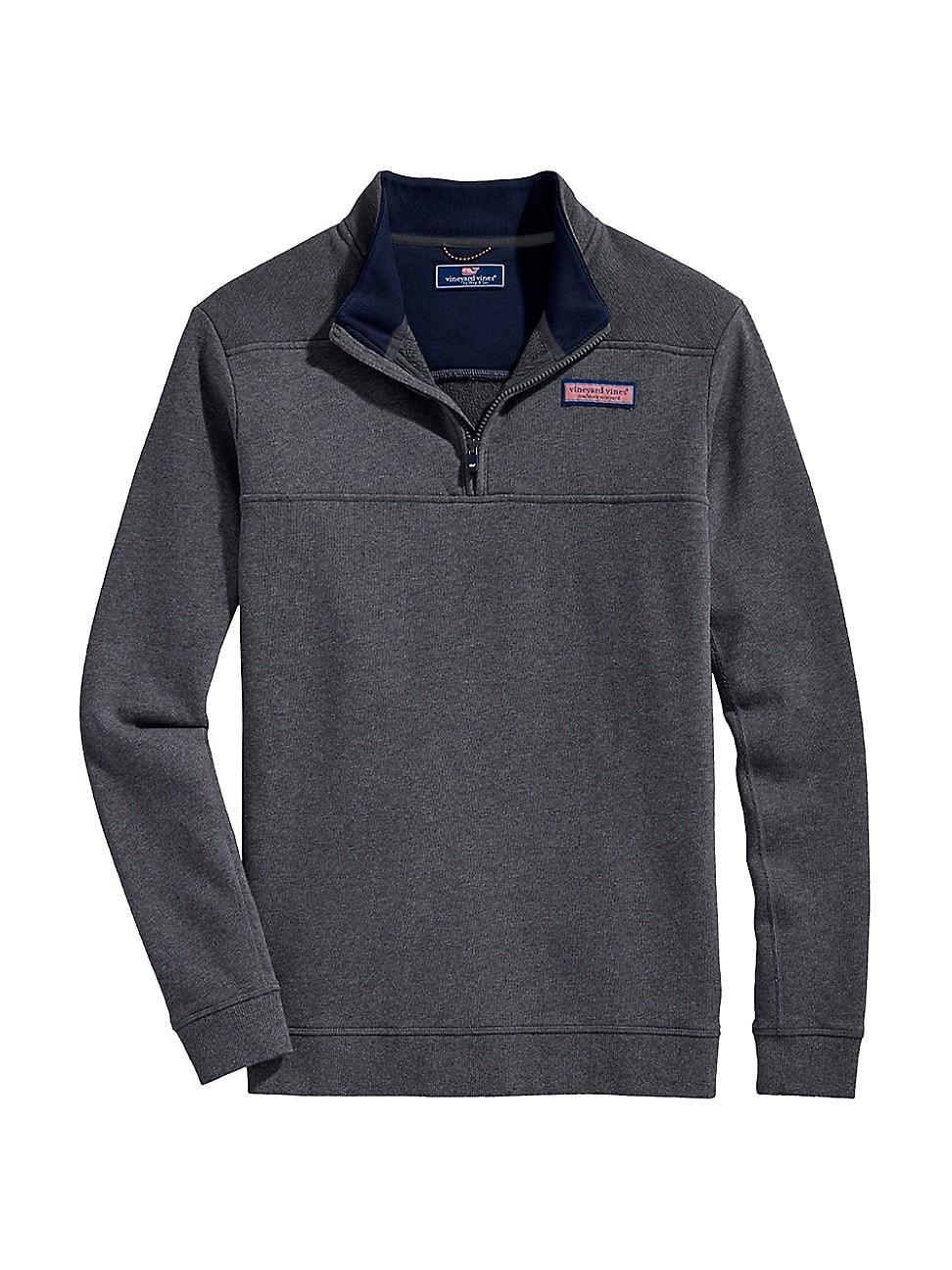 Vineyard Vines Classic Shep Shirt (Charcoal Heather) Men's Clothing Product Image