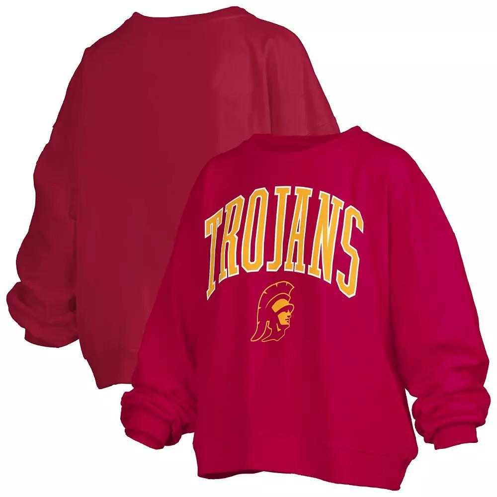 Women's Pressbox Cardinal USC Trojans Janise Arch Over Logo Waist Length Over Product Image