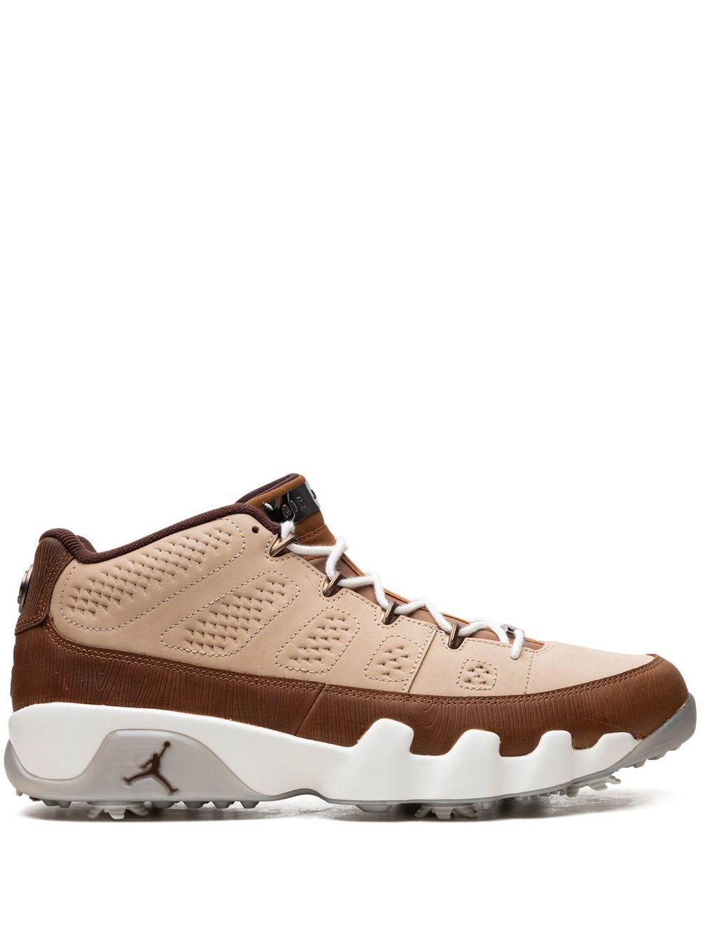 JORDAN Men's Air  9 G Nrg Golf Shoes In Brown Product Image