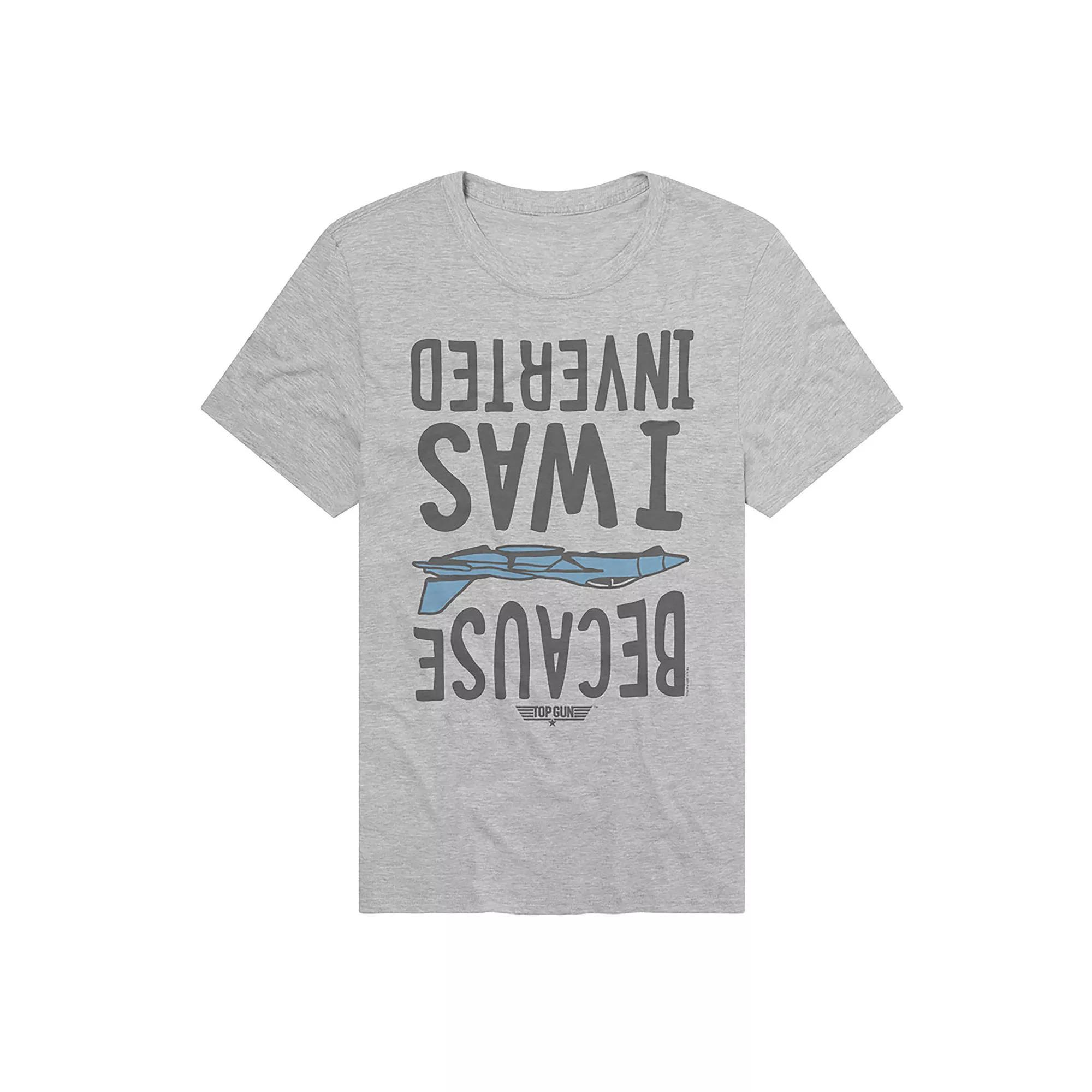 Men's Top Gun Because I Was Inverted Graphic Tee,  Product Image
