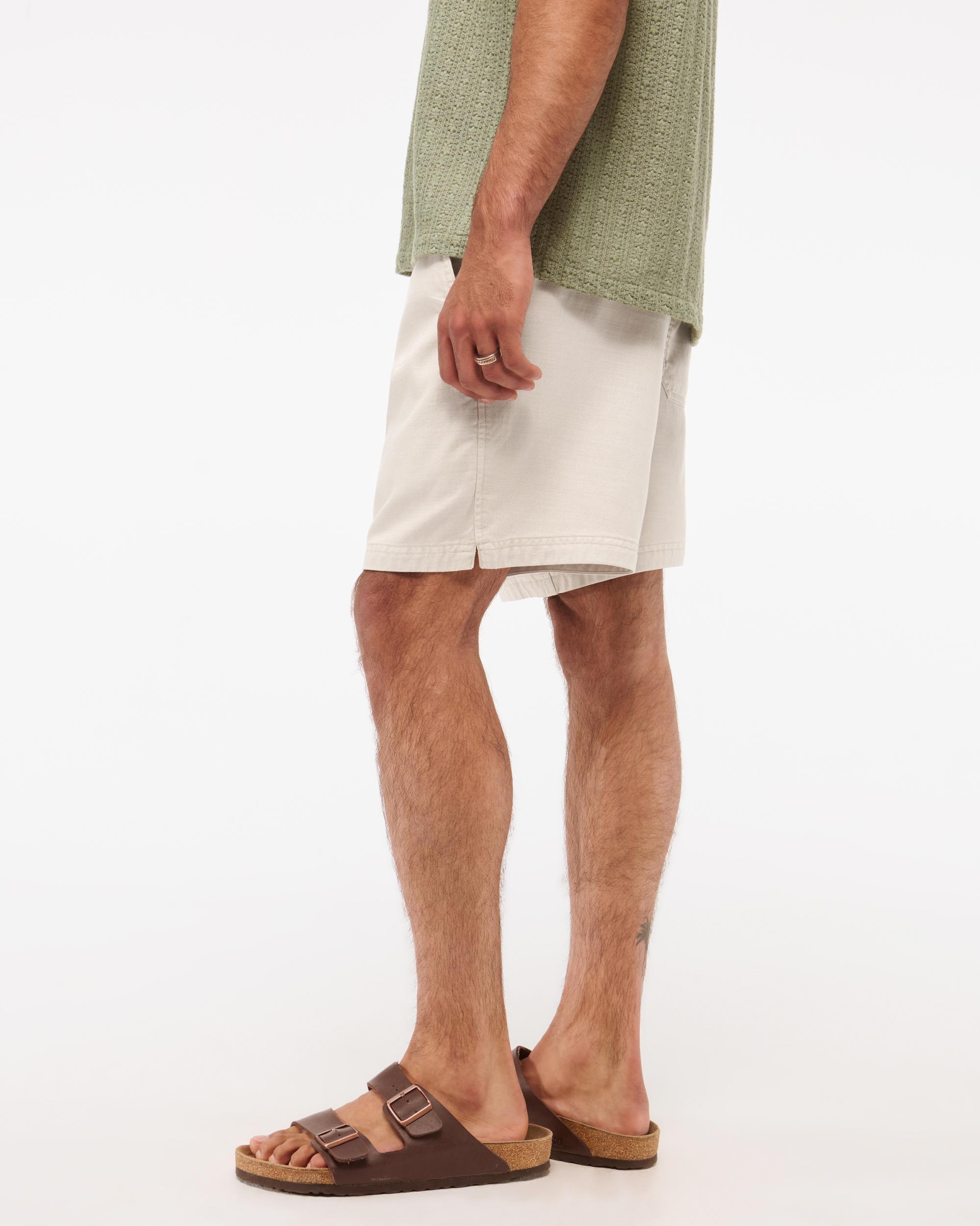 Cotton-Blend Pull-On Short Product Image