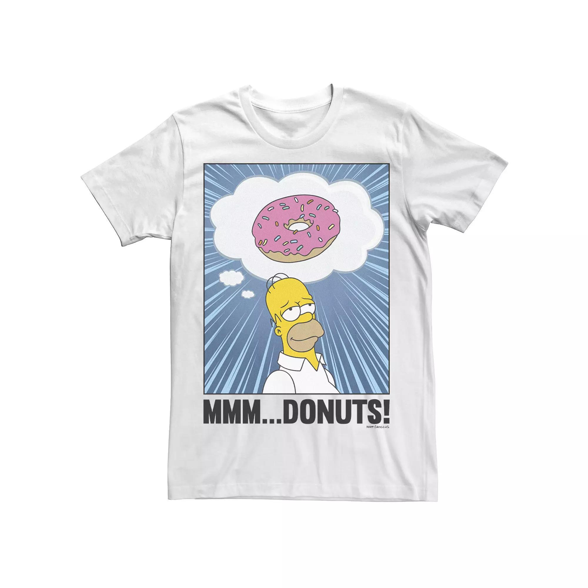 Men's The Simpsons Homer Mmm...Donuts! Tee,  Product Image