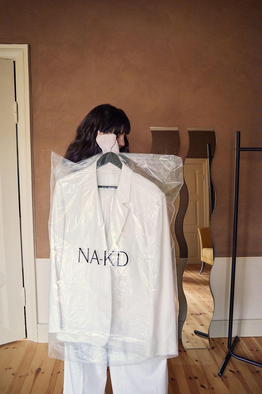 Regular Linen-Blend Blazer Product Image