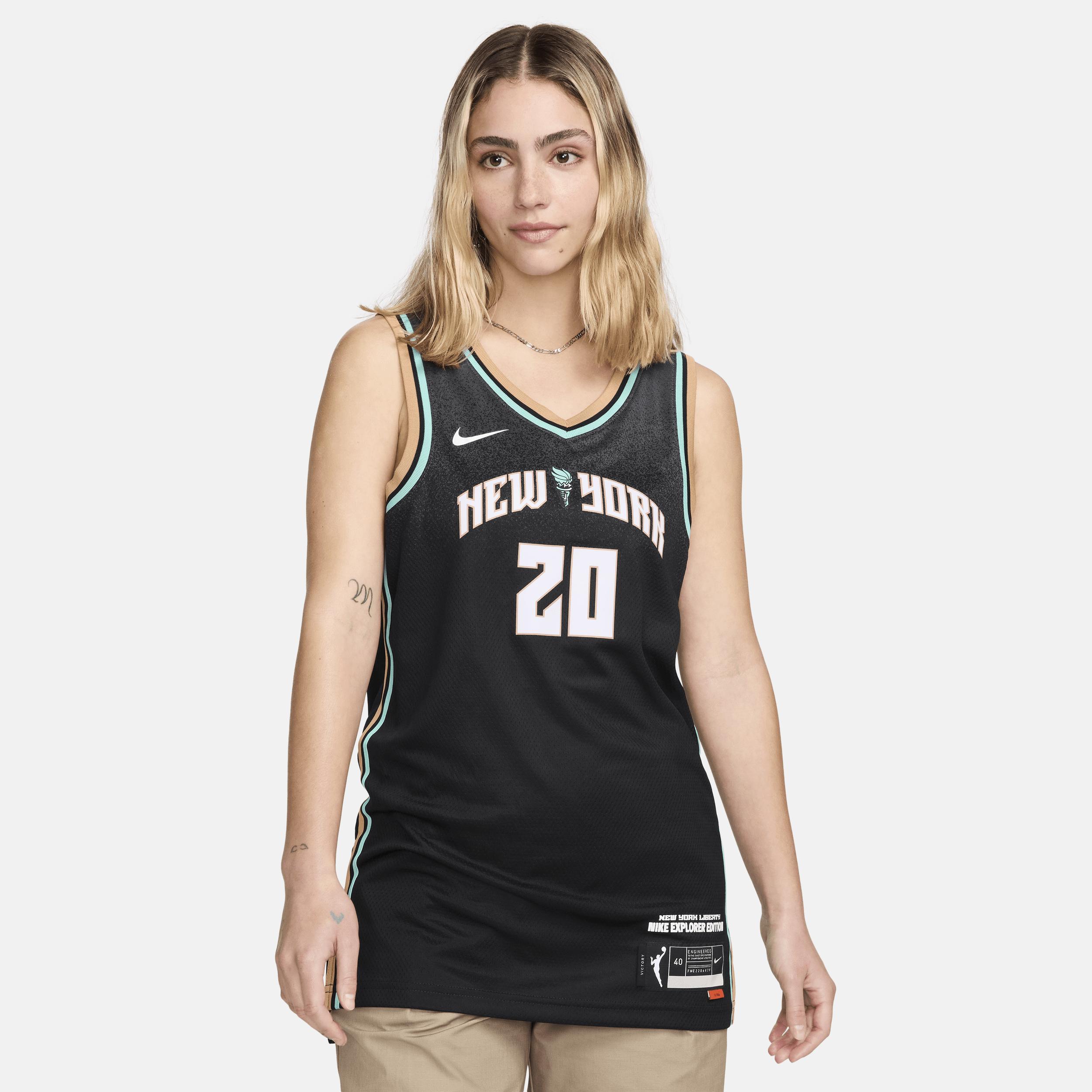 Sabrina Ionescu Liberty Explorer Edition Nike Womens Dri-FIT WNBA Victory Jersey Product Image