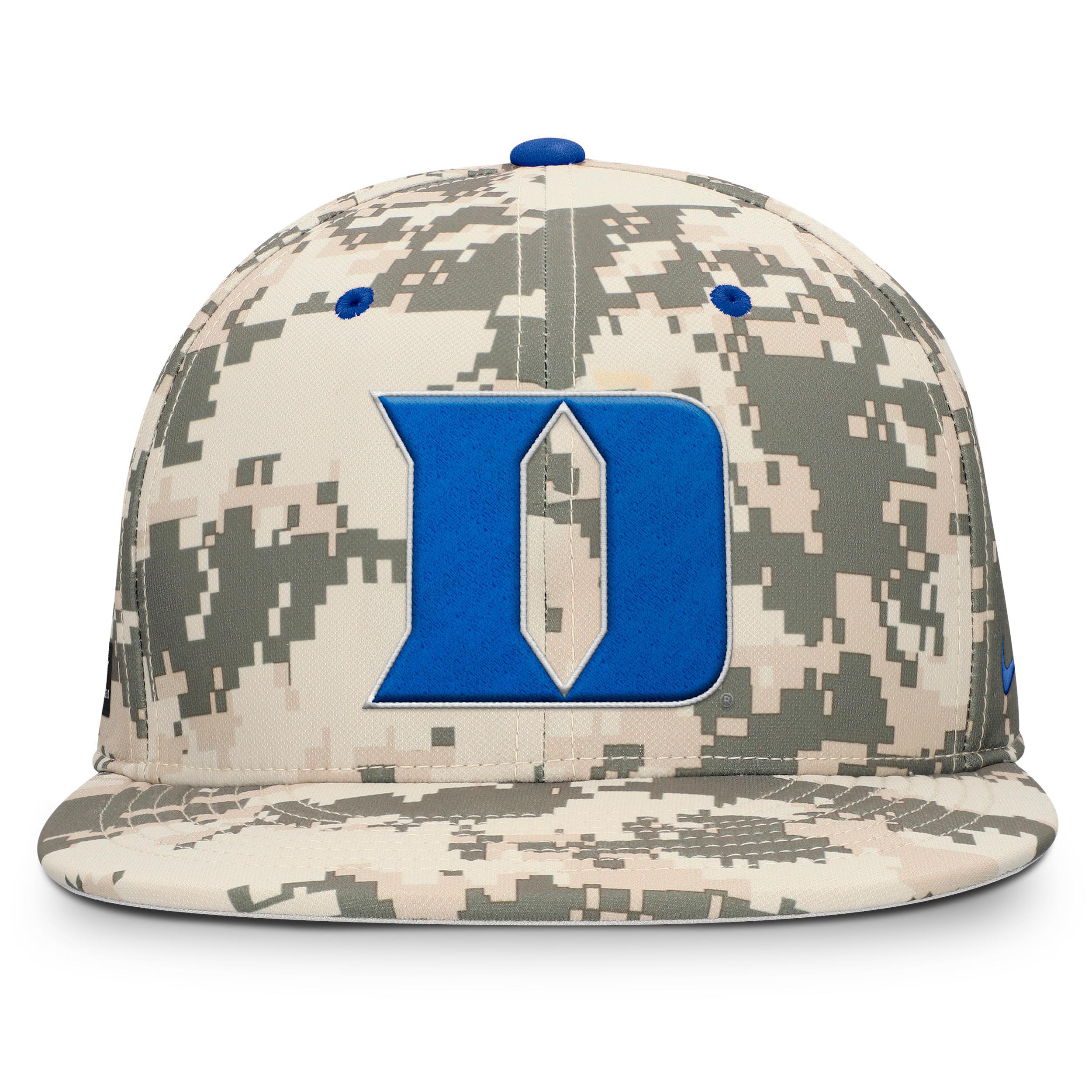 Duke Blue Devils Dugout True Menâs Nike Men's Dri-FIT College Fitted Hat Product Image