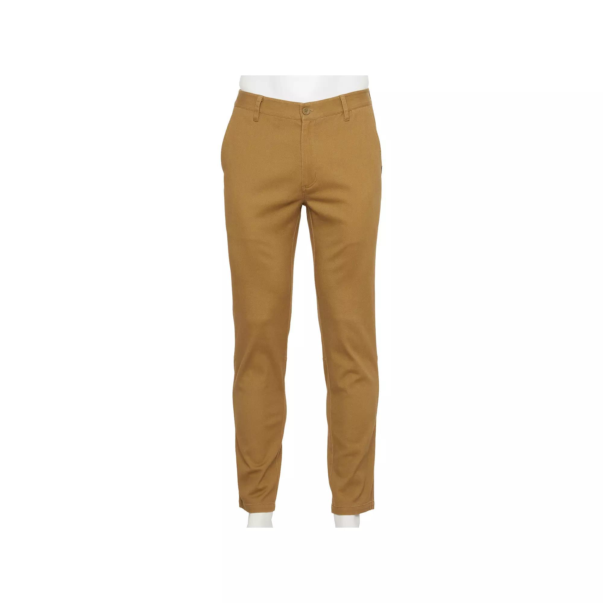 Men's Tony Hawk Stretch Twill Pants, Size: 34X30, Pale Brown Product Image