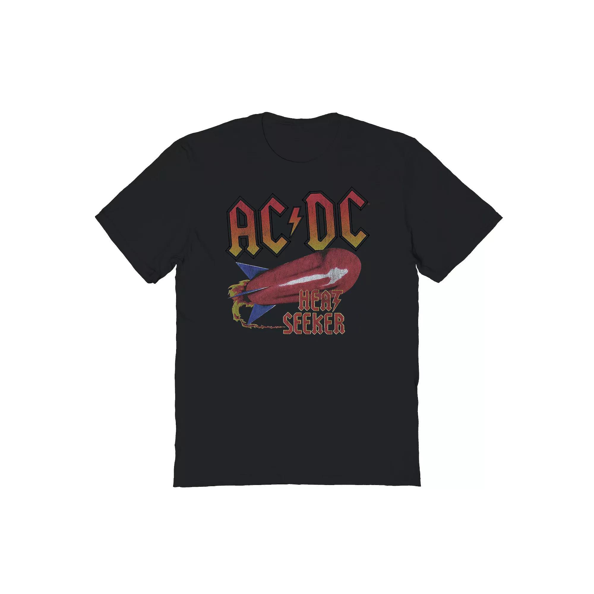 Men's ACDC Heat Seeker Graphic Tee, Size: Medium, Black Product Image