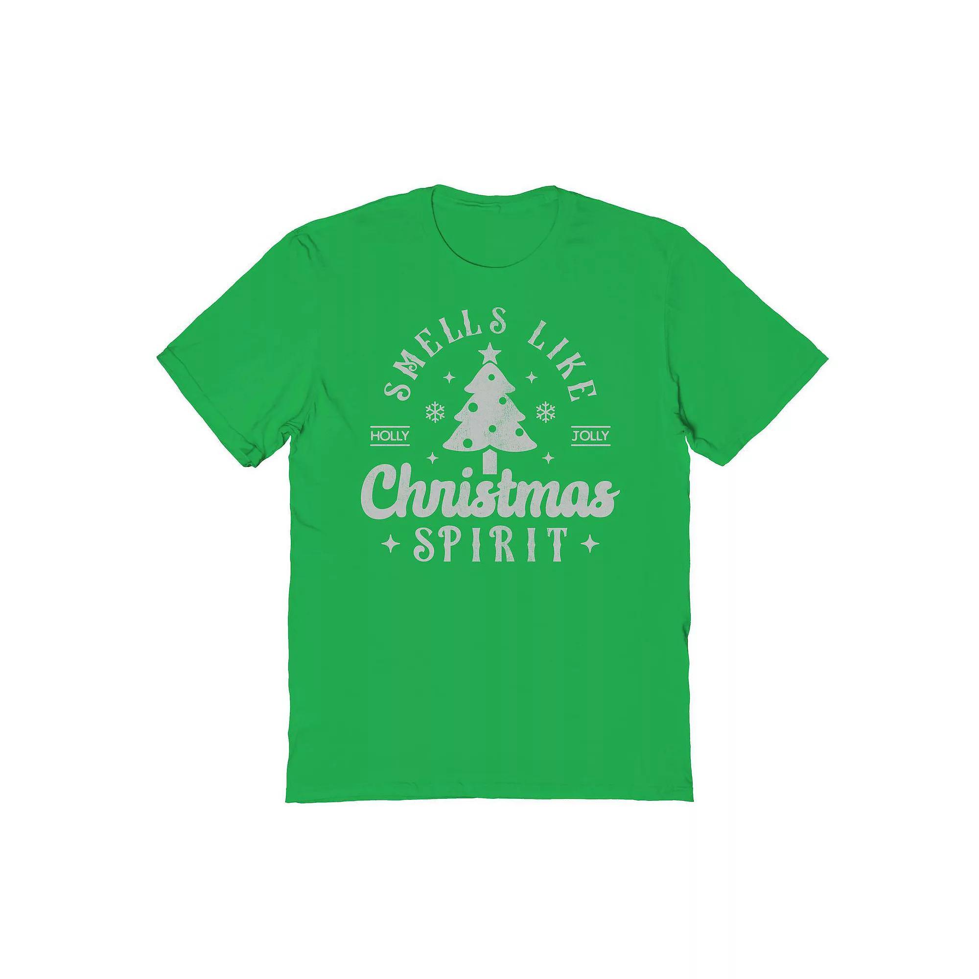 Men's Smells Like Christmas Spirit Christmas Graphic Tee, Adult Unisex,  Product Image