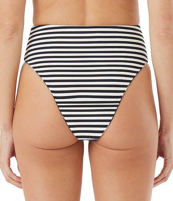 Roxy Hang Loose Reversible Print High Waist Swim Bottom Product Image