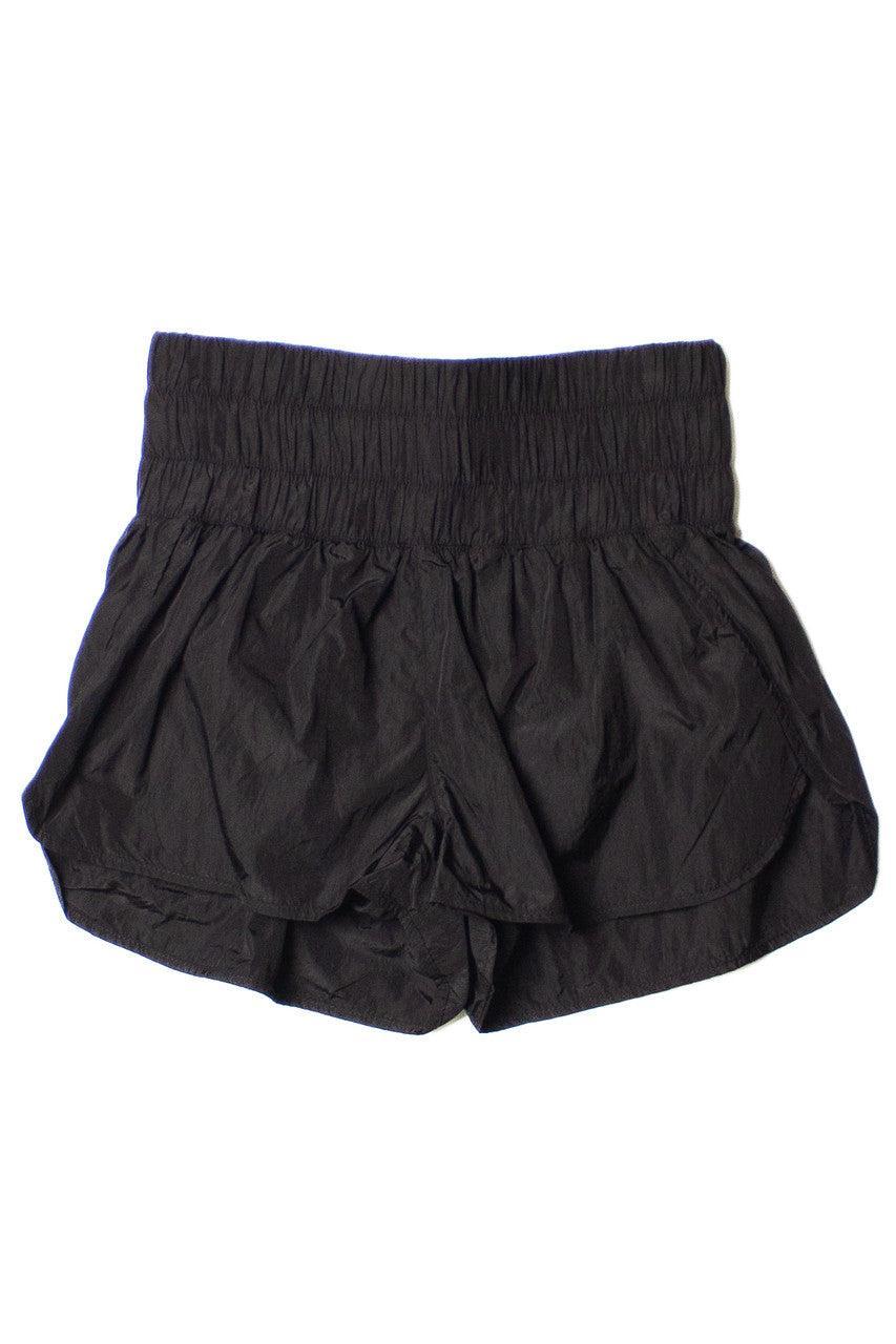 Black Lined Athletic Shorts Product Image