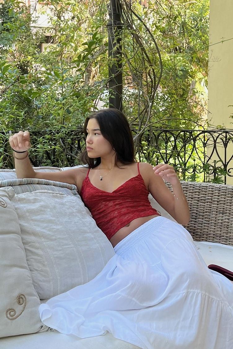 Lace tank top Product Image