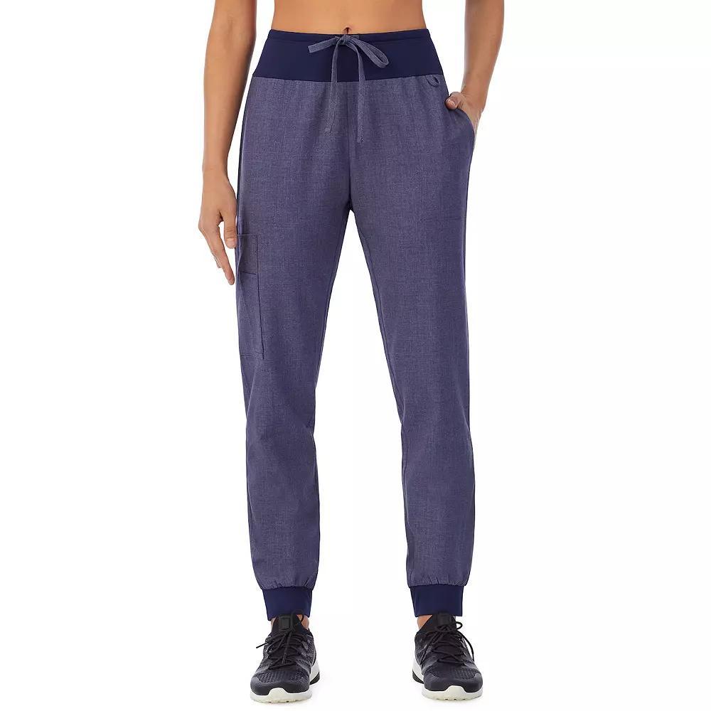 Women's Cuddl Duds® Scrubs Jogger Pants, Size: Small, Navy Grey Product Image