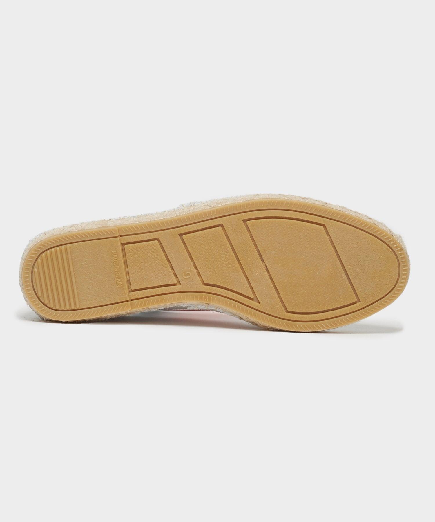 Suede Espadrille in Ivory Product Image