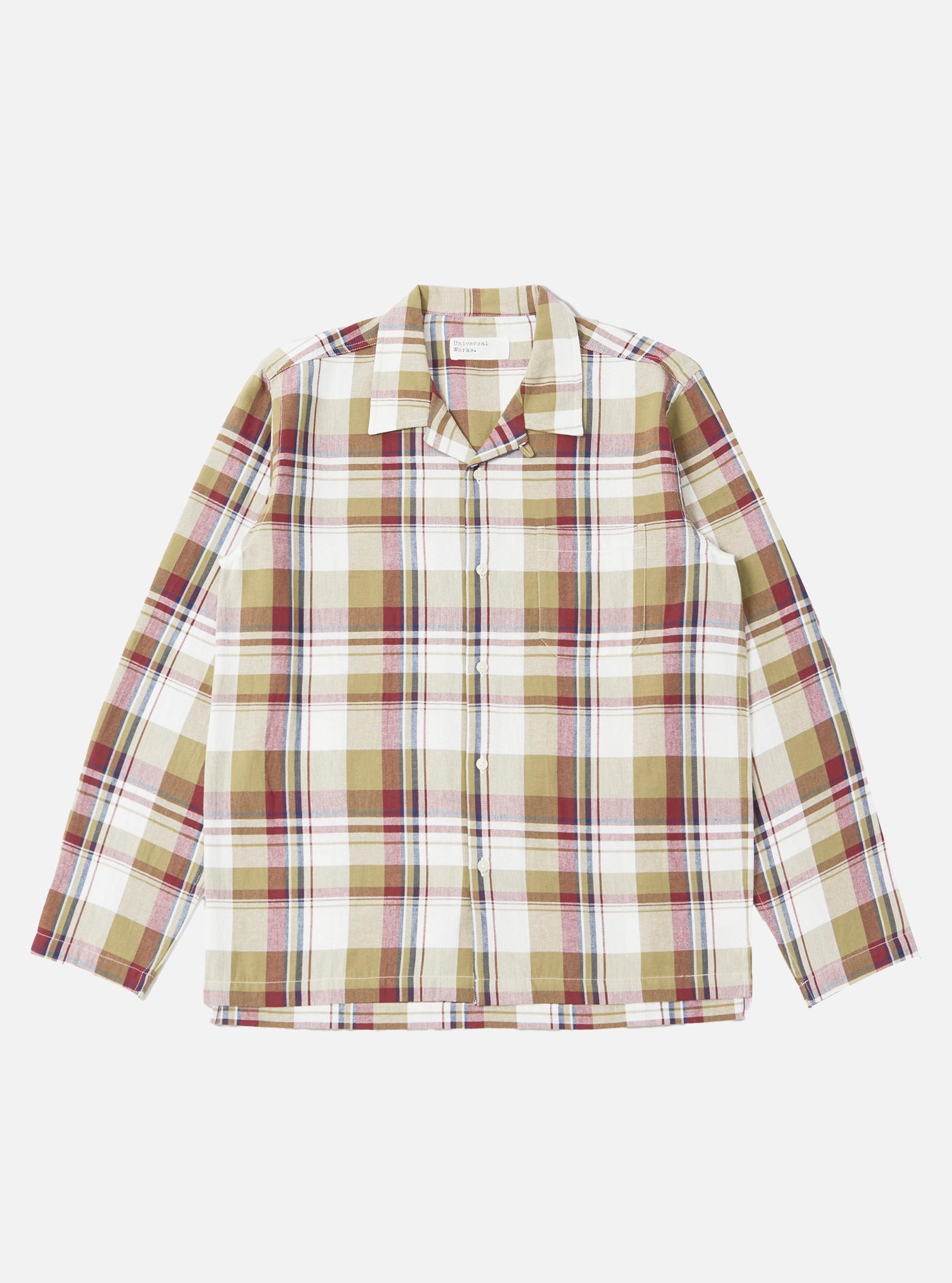 Red/Brown Kip Check Long Pyjama Set Product Image