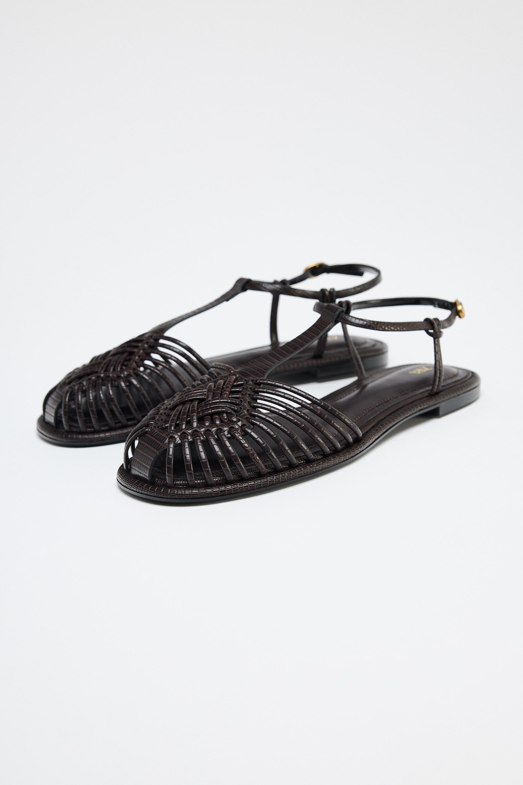 WOVEN CAGE SANDALS Product Image