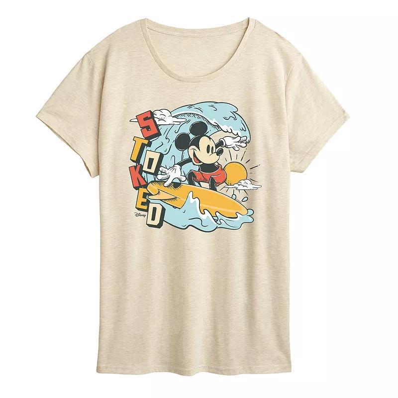 Disney's Mickey Mouse Women's Stoked Graphic Tee,  Product Image