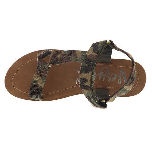 0079   Tina Strappy Casual Camo Sandals Product Image