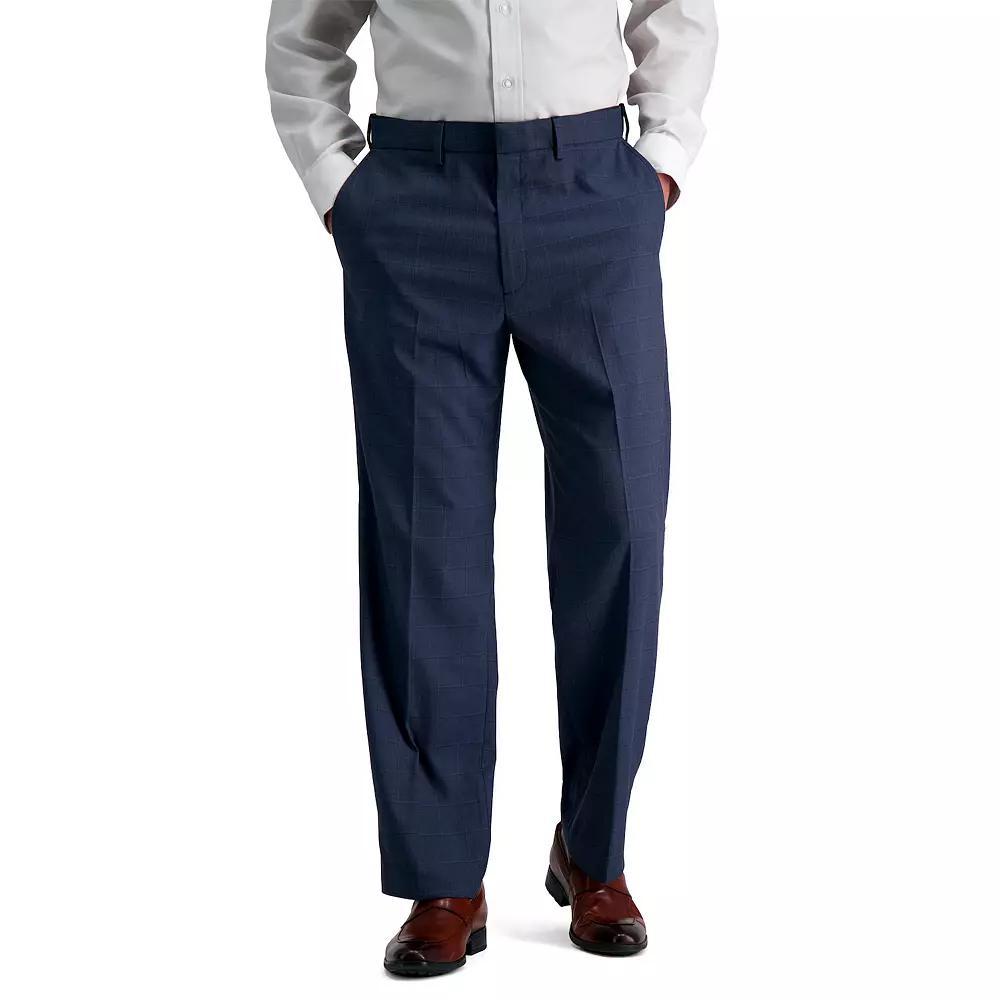 Men's J.M. Haggar® Premium Classic-Fit Flat-Front Stretch Suit Pants, Size: 40X29, Blue Grey Product Image