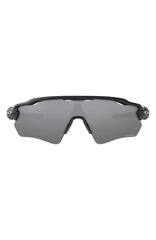 Oakley Mens OO9208 Radar Ev Path 38mm Polarized Rectangle Sunglasses - Matte Black Camoflage/Prizm Deep Water Product Image