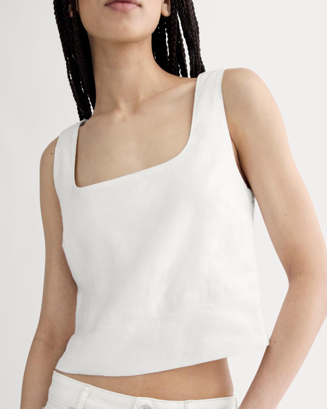 Womens Square Tank in Stretch Linen by Everlane Product Image