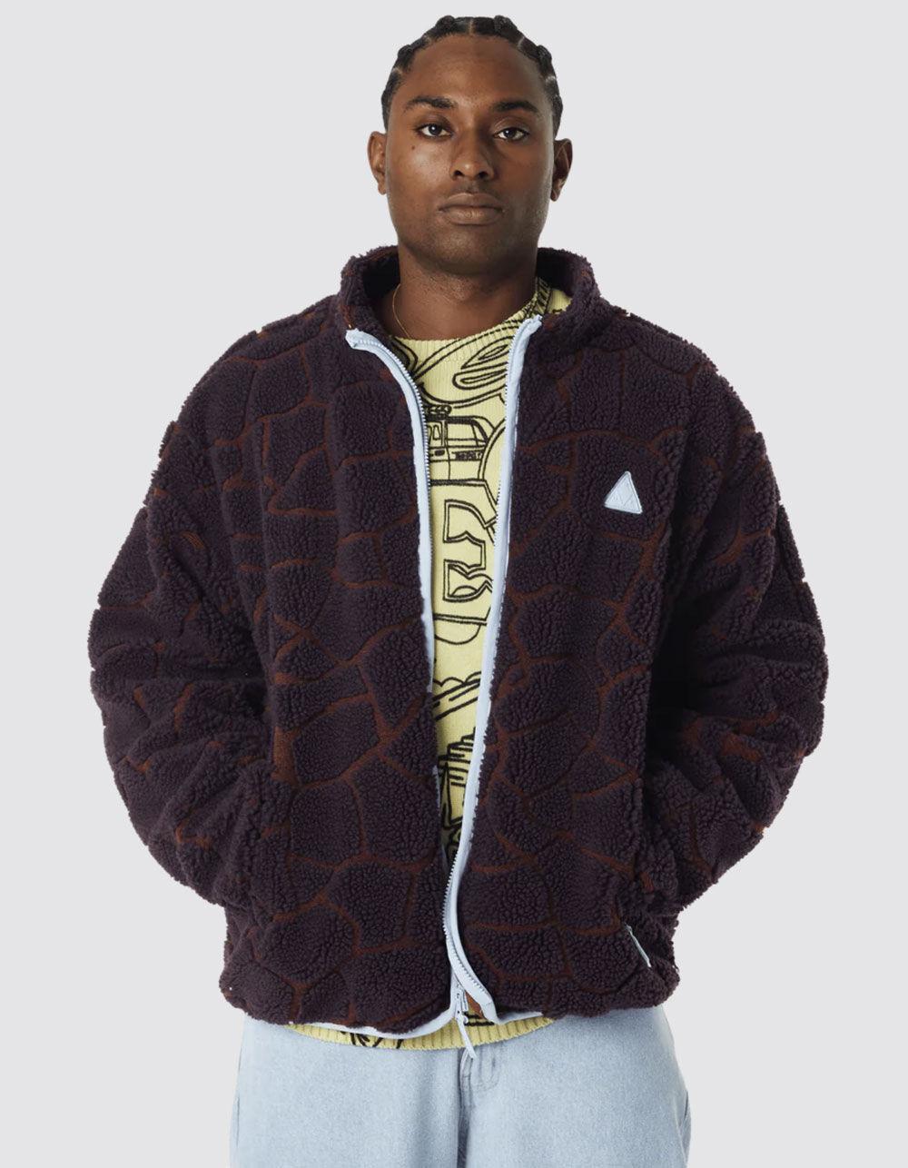 HUF Quake Mens High Pile Fleece Jacket Product Image