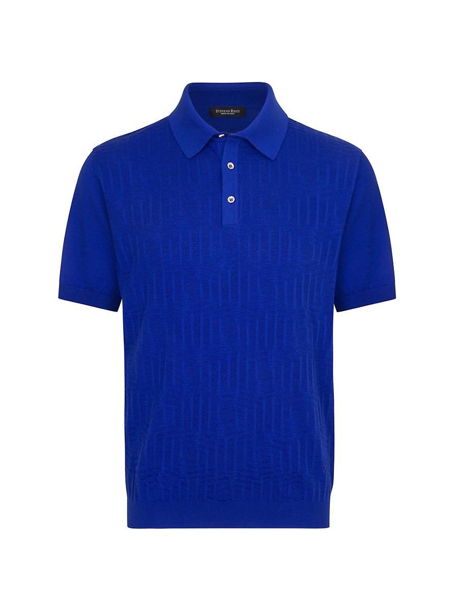 Mens Three Button Polo Shirt Product Image