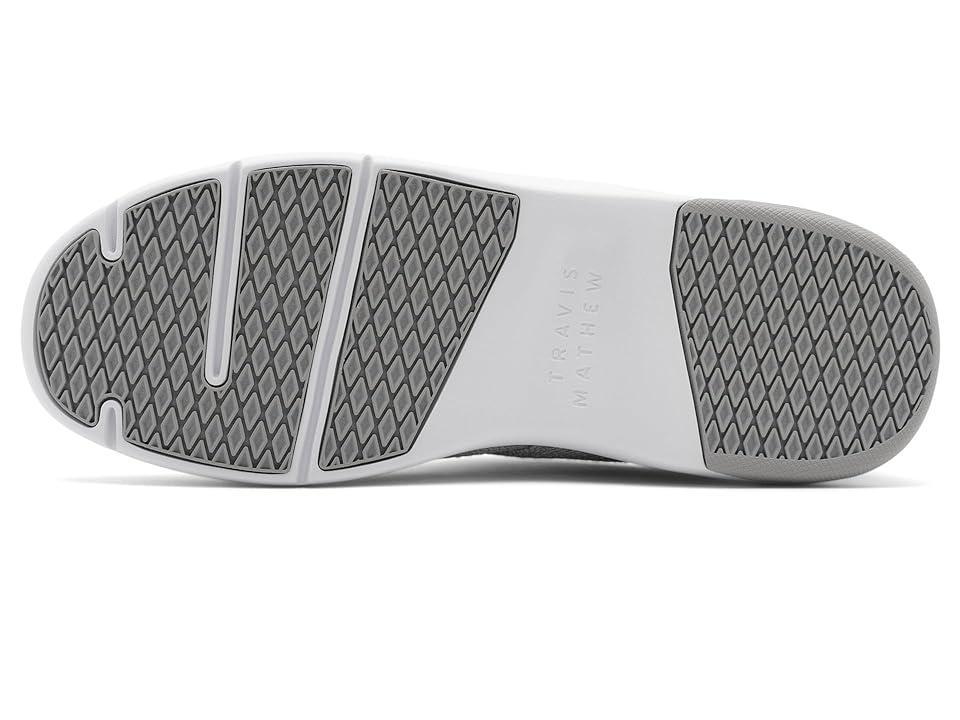 TravisMathew The Daily 2.0 Knit (Heather Grey Pinstripe) Men's Walking Shoes Product Image