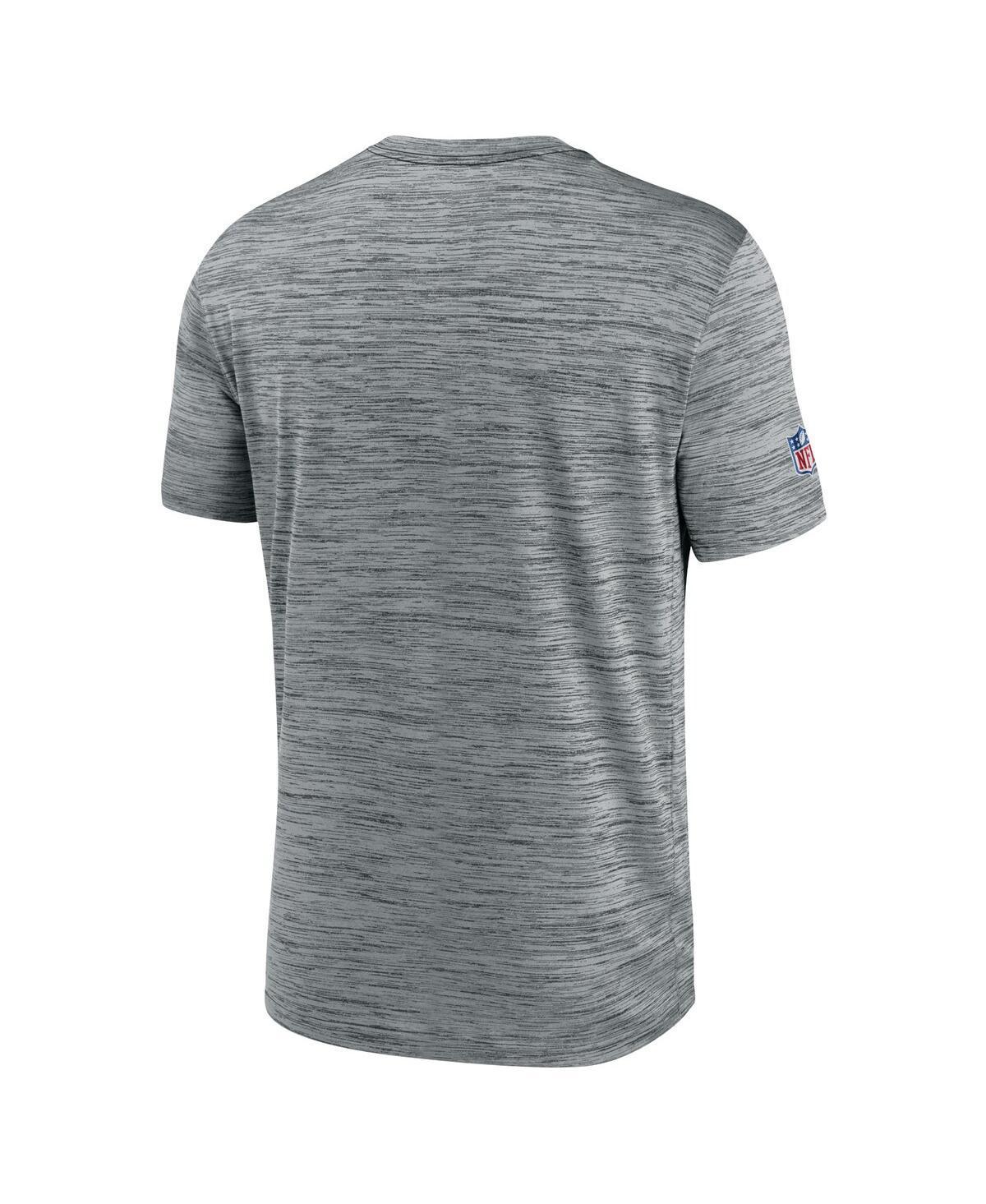 NIKE Men's Gray Miami Dolphins 2024 Sideline Velocity Performance T-shirt Product Image