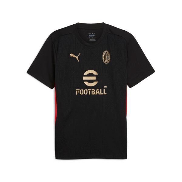 PUMA AC Milan Men's Training Jersey in Black/For All Time Red Product Image