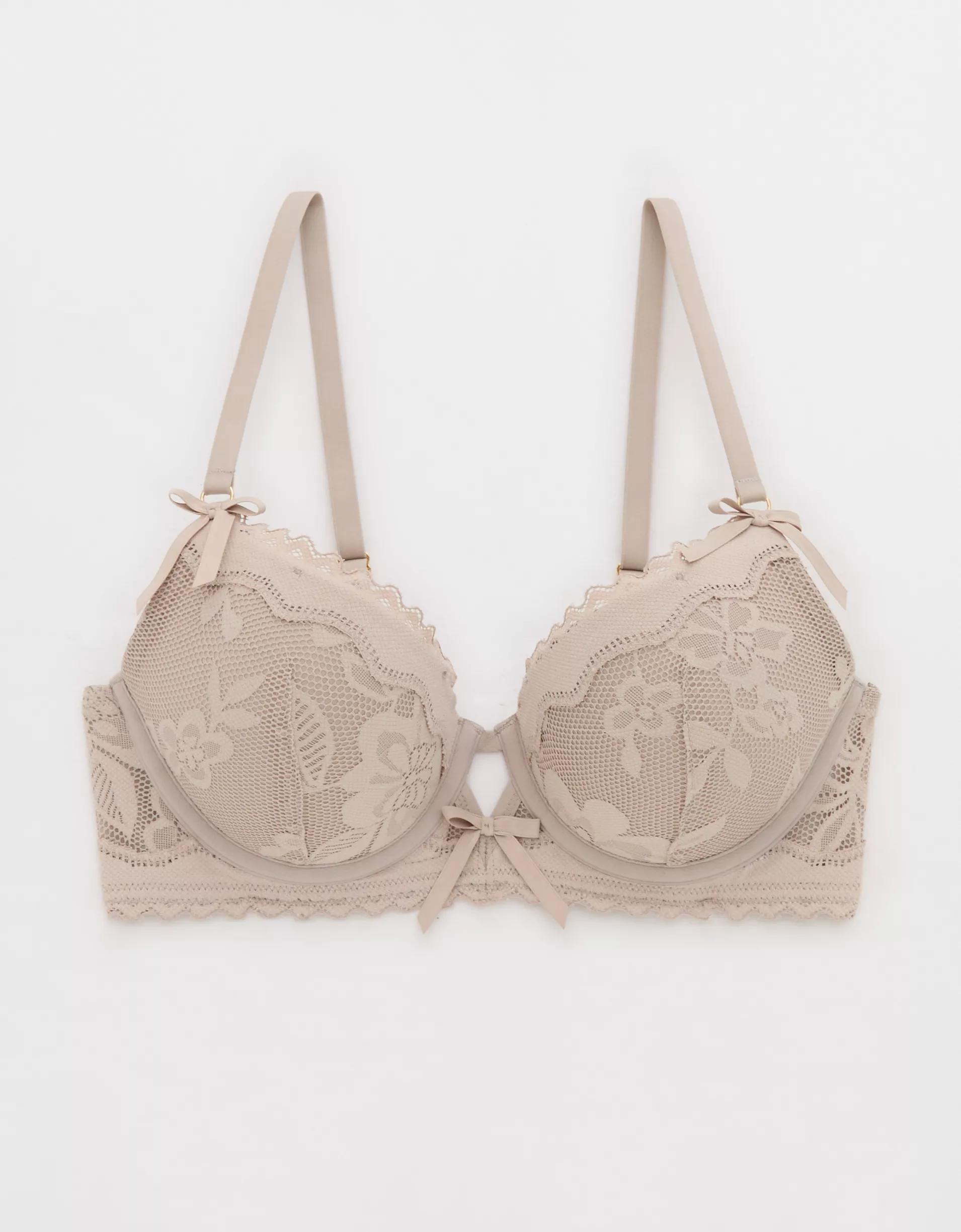 Show Off Feeling Femme Lace Plunge Push Up Bra Product Image