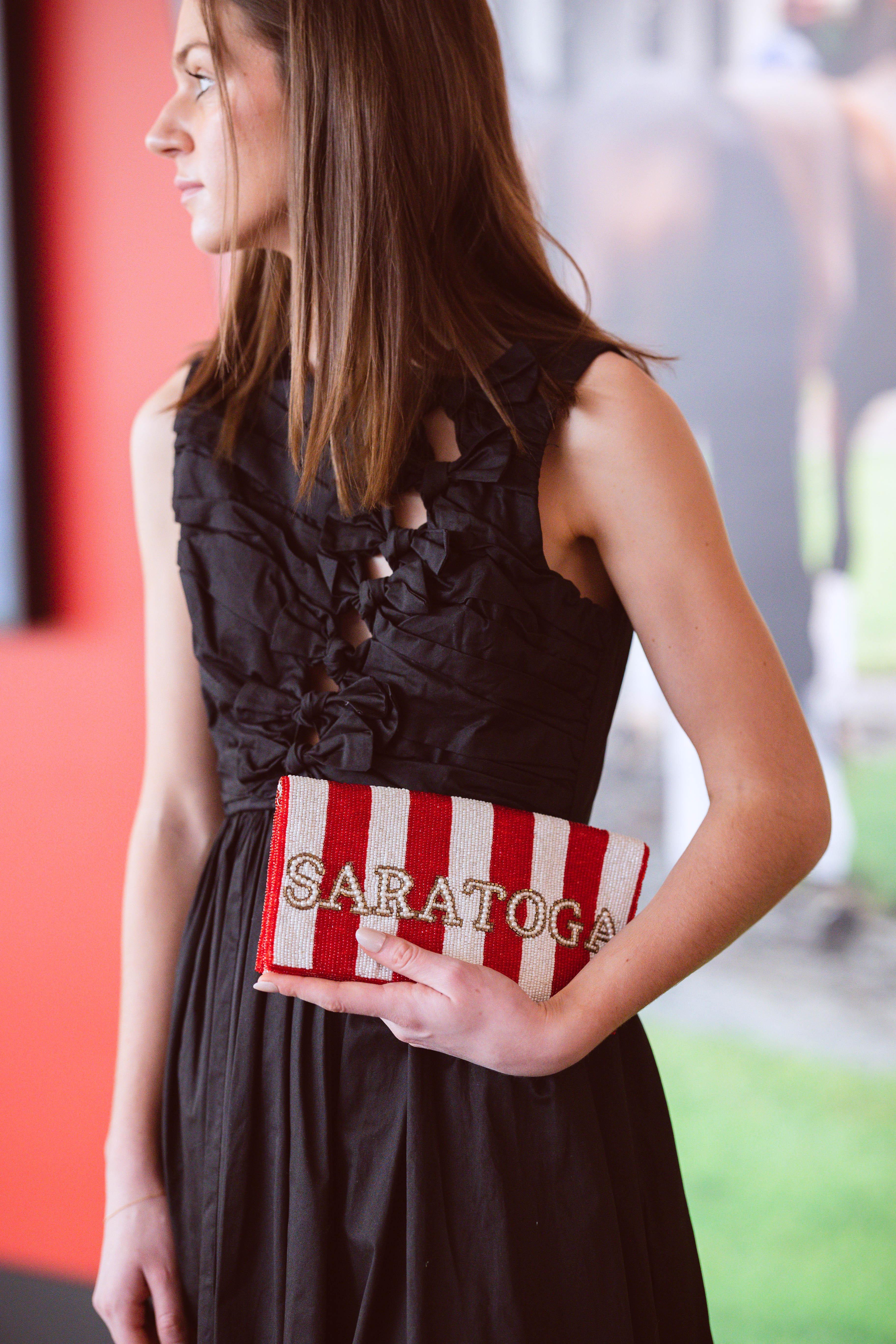 Saratoga Stripes Clutch Product Image